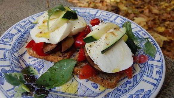 Рецепт Вегетарианского клаба-сэндвича