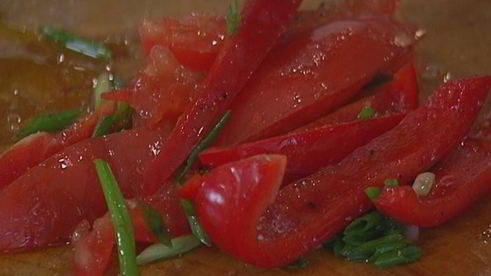 вегетарианский клаб-сэндвич