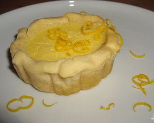 Лимонная тарталетка
