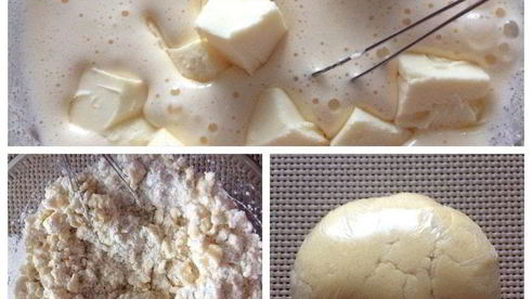 миндальные тарталетки с шоколадной начинкой