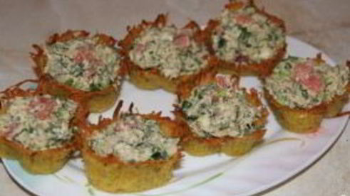 начинка для тарталеток с красной рыбой