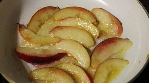 сдобные тарталетки с нектарином