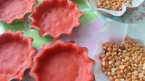 тарталетка с клубникой