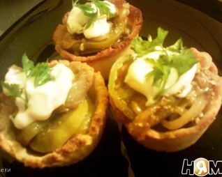 Тарталетки для закусочных салатов