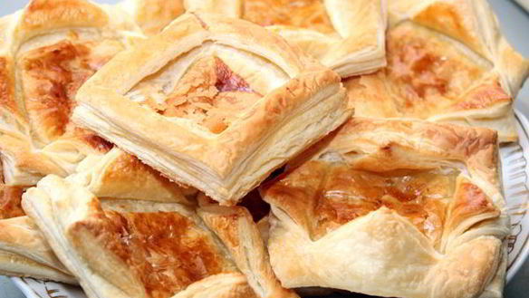 Рецепт Тарталеток из слоеного теста