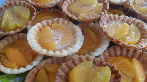 тарталетки оранжевое солнце