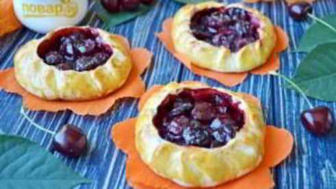 тарталетки с черешней