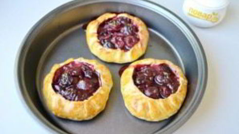 тарталетки с черешней
