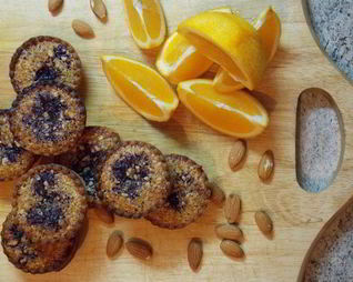 Тарталетки с франжипаном