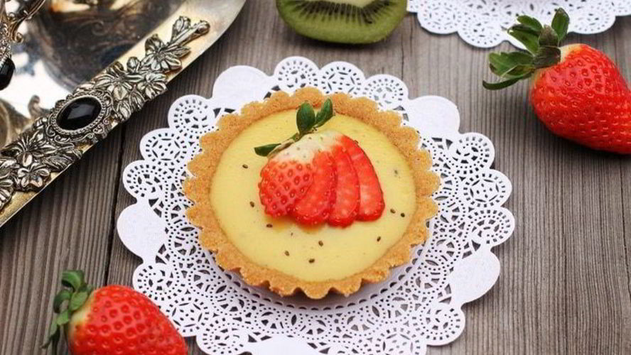 Рецепт тарталеток с киви и клубникой