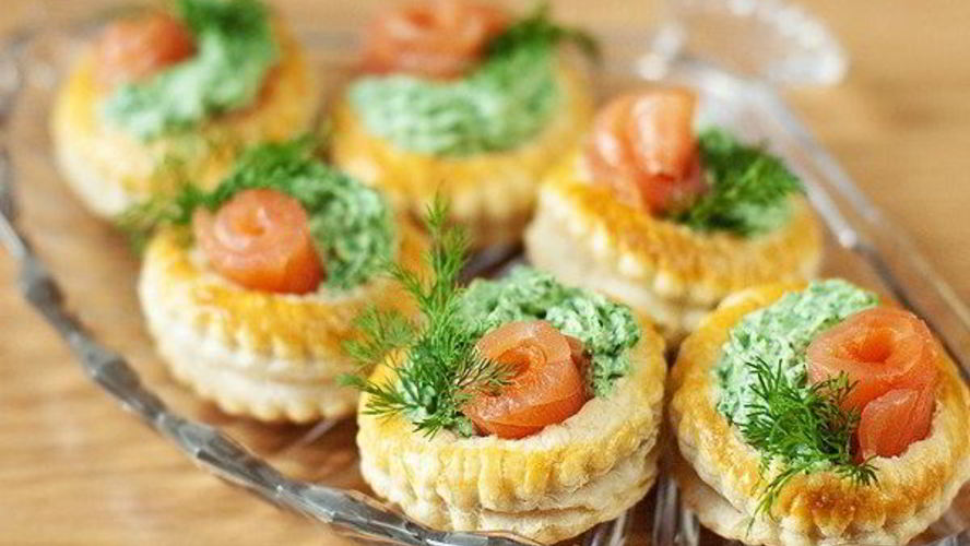 Рецепт тарталеток с крабовым мясом