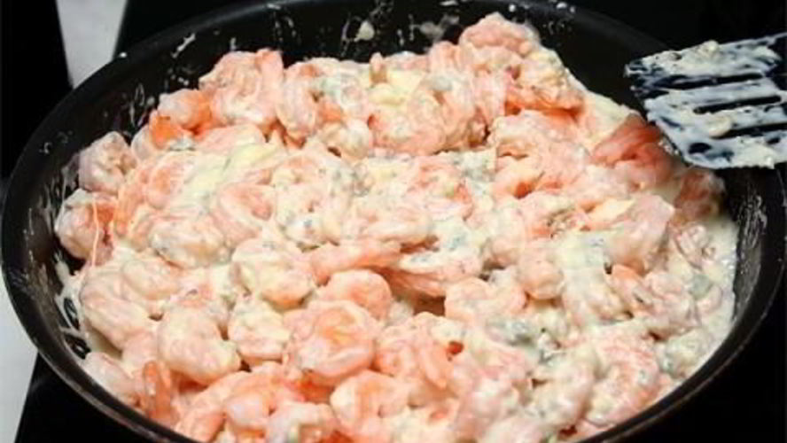 Рецепт тарталеток с креветками и сыром