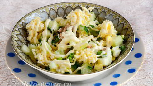 тарталетки с печенью трески