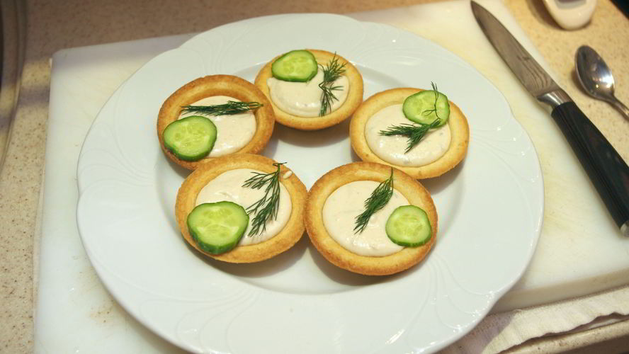 Рецепт тарталеток с творожным сыром