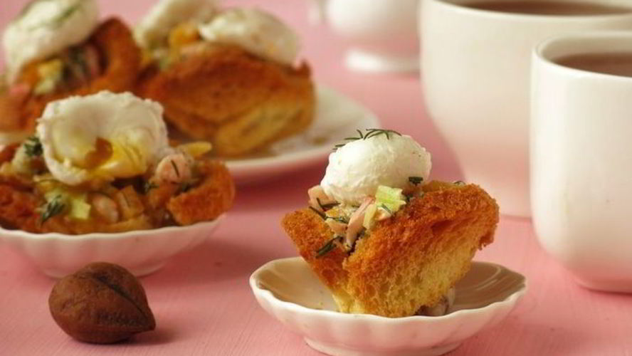 Рецепт тарталеток с яйцом пашот