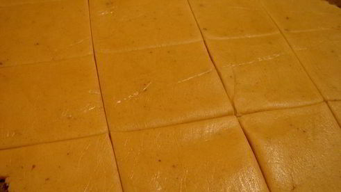 тыквенные-имбирные тарталетки из домашнего печенья