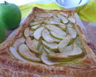 Деревенский яблочный тарт