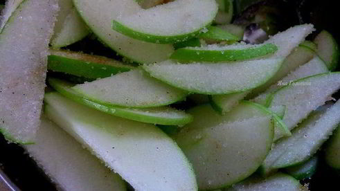 деревенский яблочный тарт