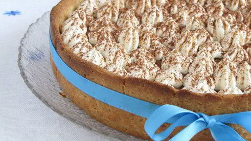 карамельно-шоколадный тарт