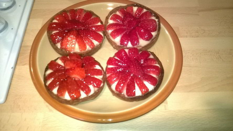 Рецепт клубничного тарта tarte aux fraises
