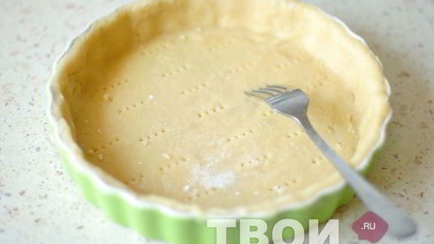 кремовый тарт с малиной