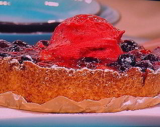 Летний ягодный тарт и ягодный сорбе