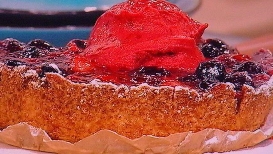 Рецепт летнего ягодного тарта и ягодный сорбе