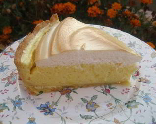 Лимонный тарт с меренгой