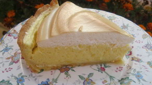 Рецепт Лимонного тарта с меренгой