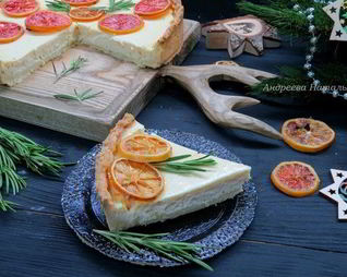 Лимонный тарт с розмарином