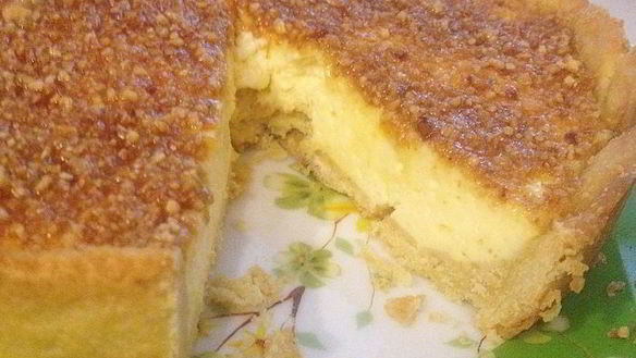 Рецепт Миндального тарта с лимонной начинкой