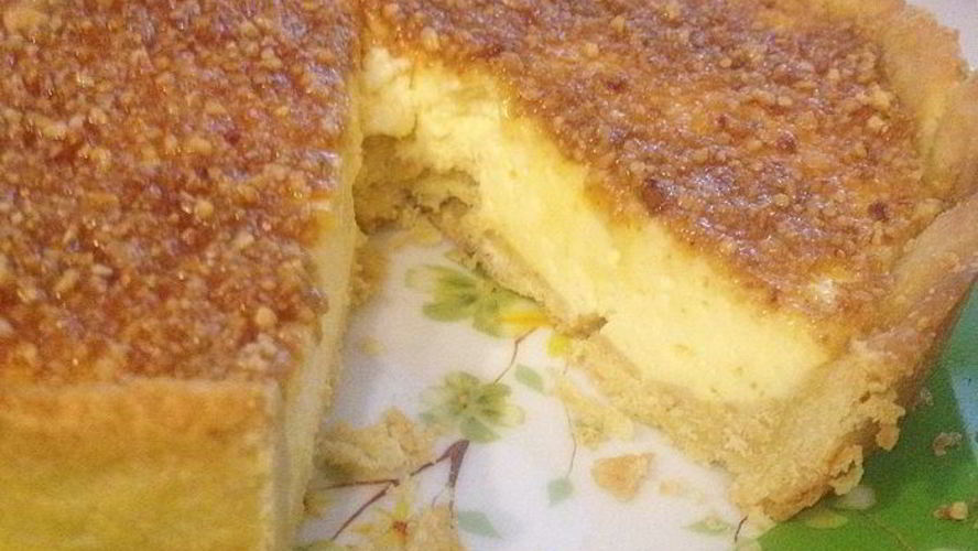 Рецепт миндального тарта с лимонной начинкой