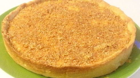 миндальный тарт с лимонной начинкой