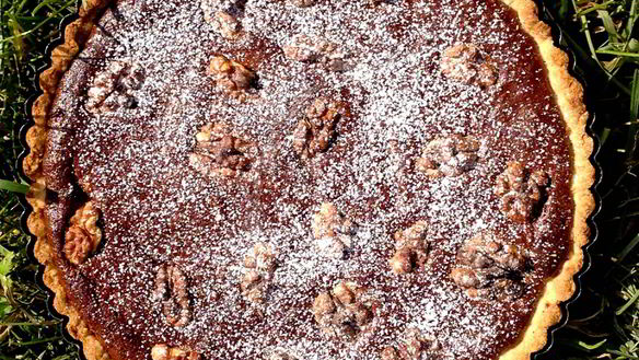 Рецепт Орехового тарта с шоколадом