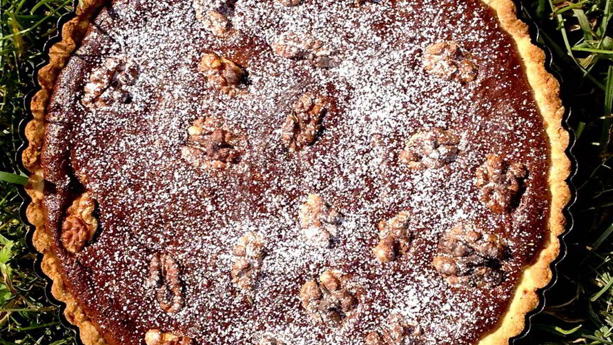 Рецепт орехового тарта с шоколадом