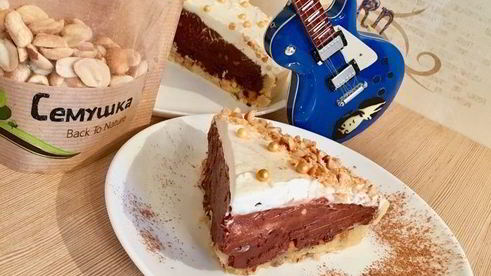 шоколадно-арахисовый тарт мужская страсть