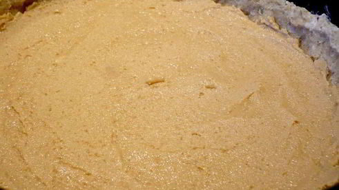 шоколадно-арахисовый тарт