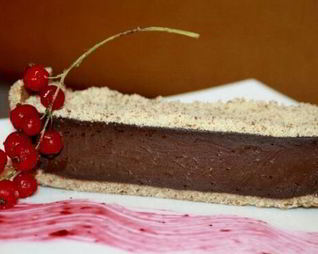 Шоколадно-бергамотовый тарт