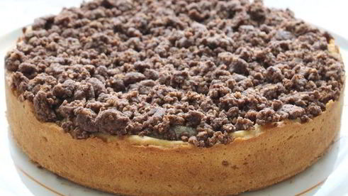 шоколадно-кокосовый тарт