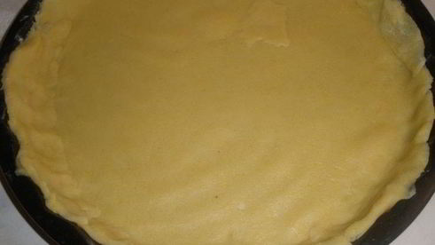 шоколадно-персиковый тарт