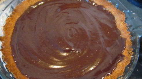 шоколадно-творожный тарт