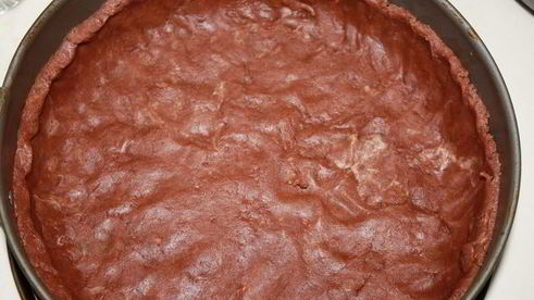 шоколадный тарт с вишней