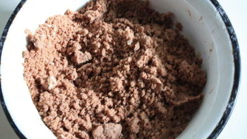 шоколадный тарт с вишней