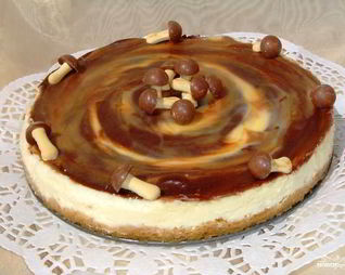 Сливочный тарт с карамелью