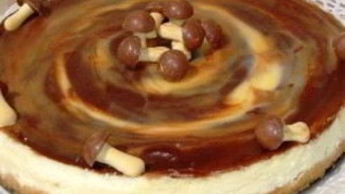 сливочный тарт с карамелью