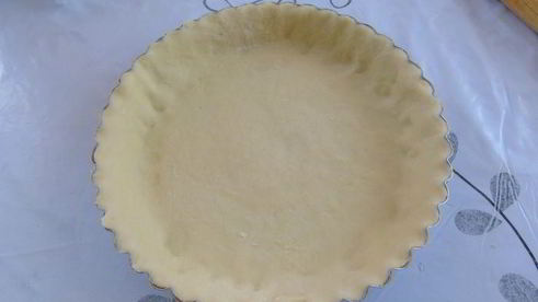 сметанный тарт с вишней и вином