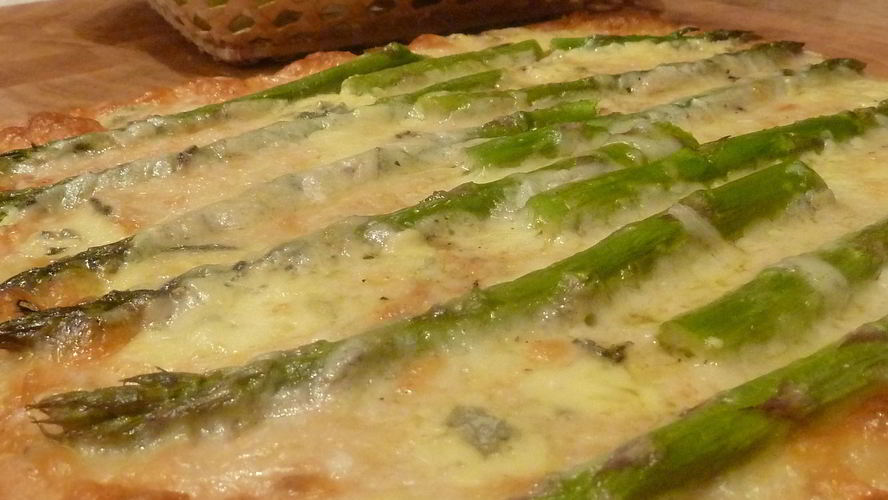 Рецепт тарта из спаржи