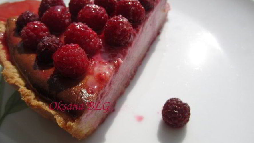 Рецепт тарта малинового