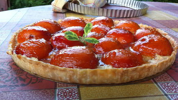 Рецепт Тарта с абрикосами