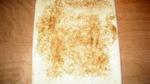 тарт с домашним марципаном из миндаля и грецких орехов